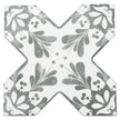 Carrelage Cevica Becolors 13,25x13,25 Dec. Stencil Grey
