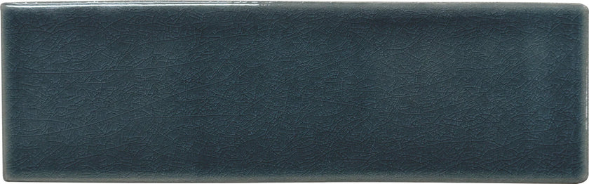 Carrelage Cevica Bohême 6,25x20 Minicrackle Deep Blue