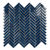 Carrelage Cevica Mallas 27,7x28,3 Malla Chevron Blue