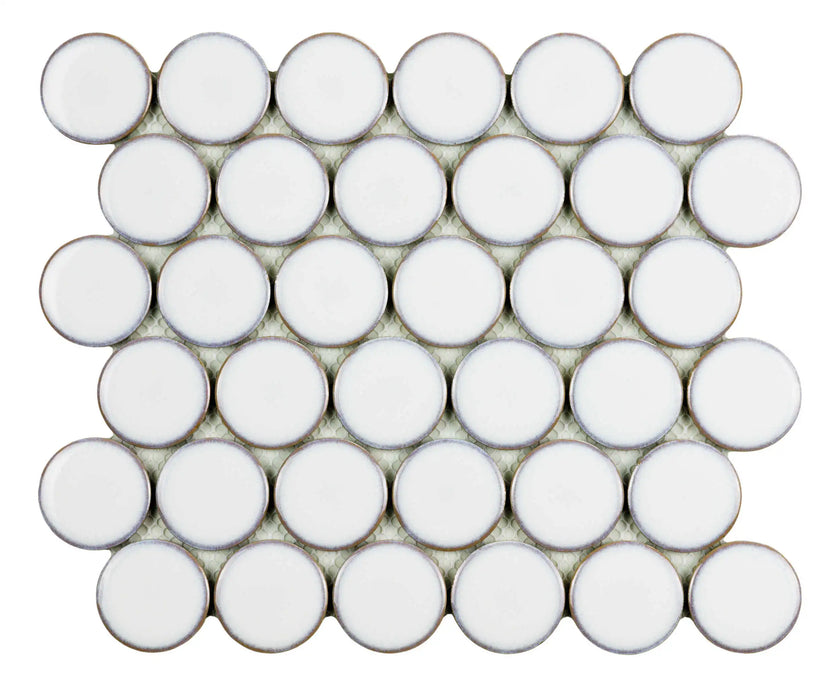 Carrelage Cevica Mallas 26,3x30,4 Malla Circle White