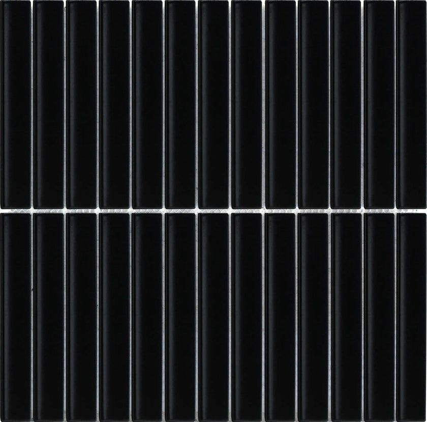 Carrelage Cevica Mallas 29,6x29,9 Malla Piano Black Matt