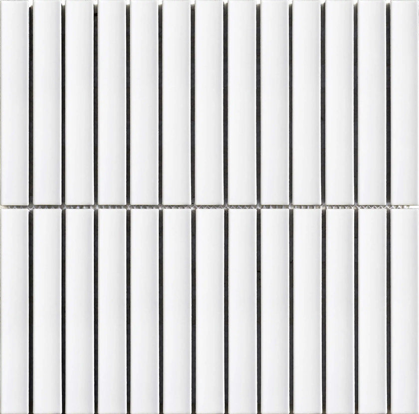 Carrelage Cevica Mallas 29,6x29,9 Malla Piano Snow Matt