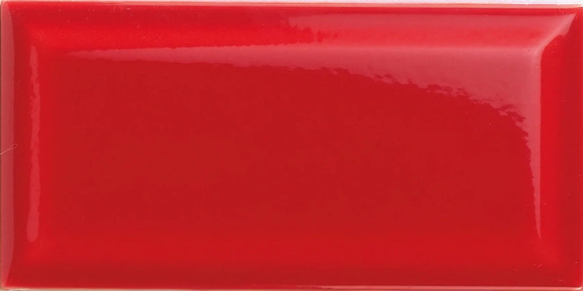 Carrelage Cevica Metro 7,5x15 Plaqueta Rojo