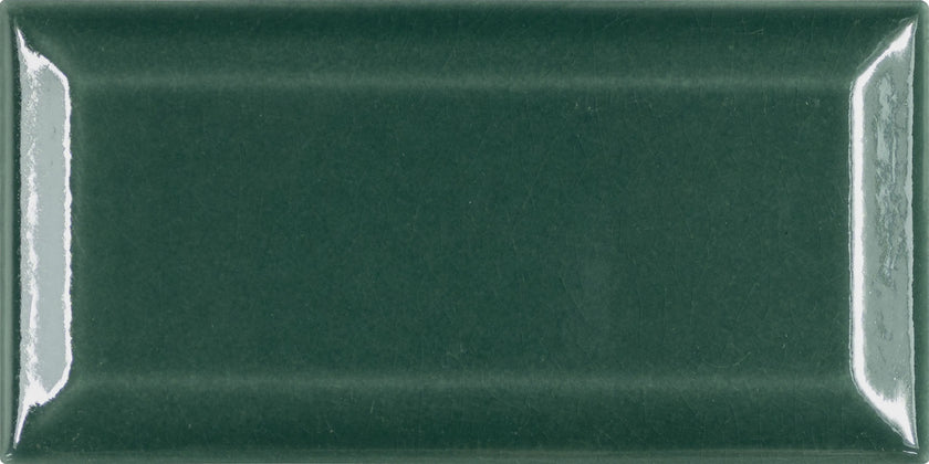Carrelage Cevica Metro 7,5x15 Plaqueta Verde Craquele