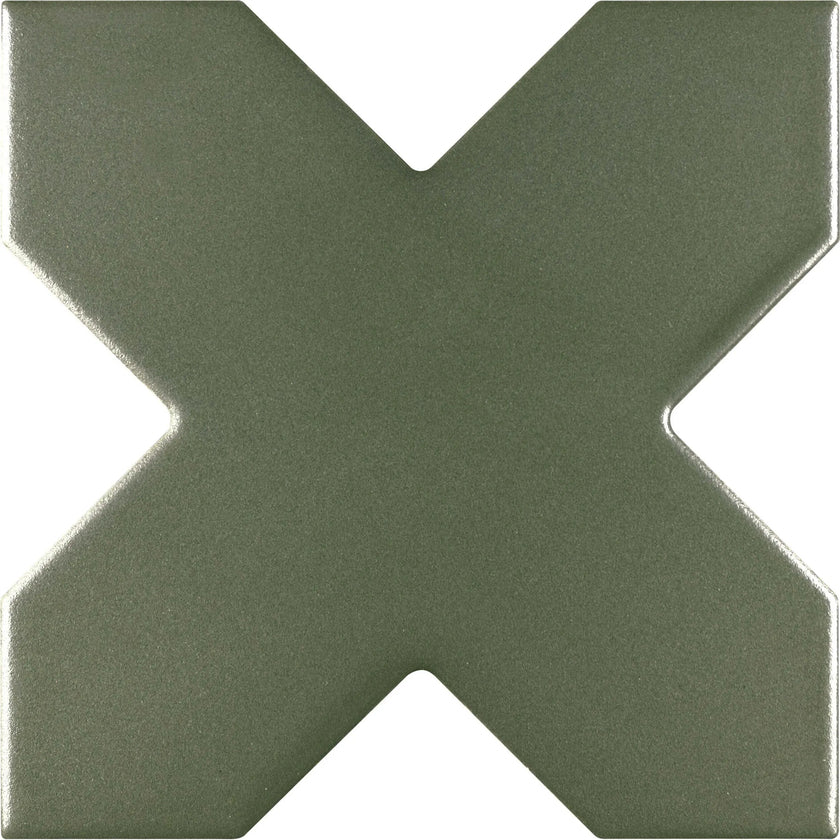 Carrelage Cevica New York 13,6x13,6 Musgo