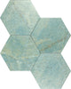 Carrelage Cevica Rock Star 14x16 Green Marble (Hex.)