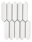 Carrelage Cevica Mallas 25,5x35,3 Malla Sevilla Blanco