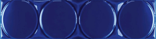 Carrelage Cevica Waves 11,25x45 Circle Cobalt