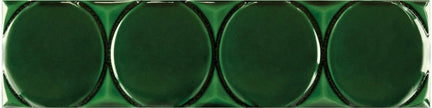 Carrelage Cevica Waves 11,25x45 Circle Copper Green