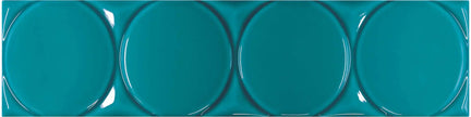 Carrelage Cevica Waves 11,25x45 Circle Deep Sea