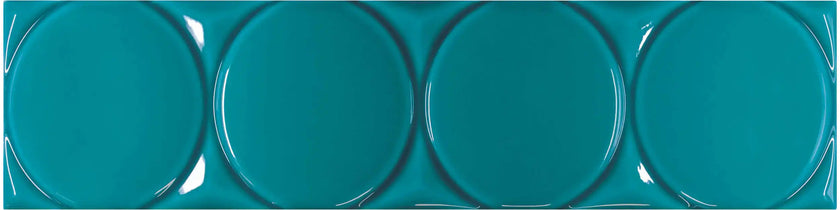 Carrelage Cevica Waves 11,25x45 Circle Deep Sea