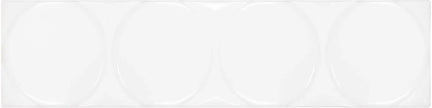 Carrelage Cevica Waves 11,25x45 Circle White