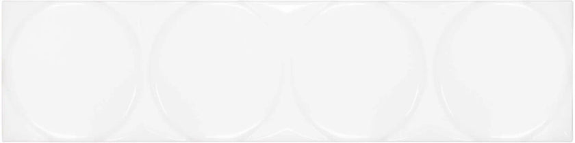Carrelage Cevica Waves 11,25x45 Circle White