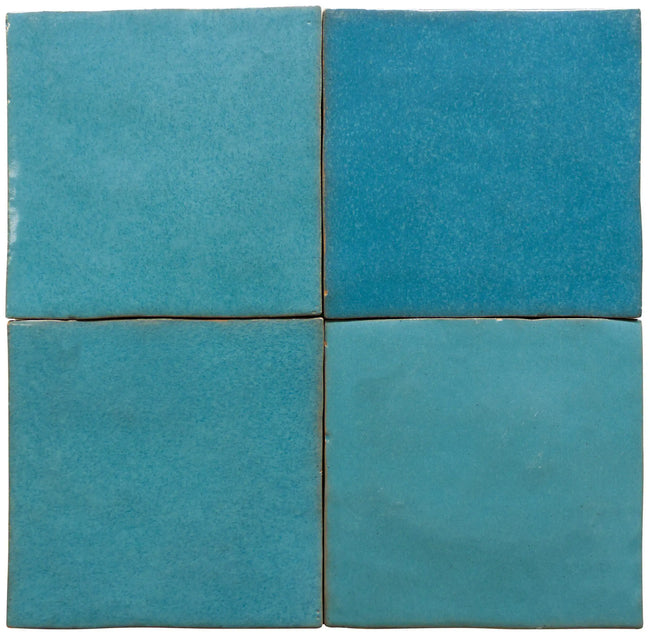 Carrelage Cevica Zelij 10x10 Azul Cielo