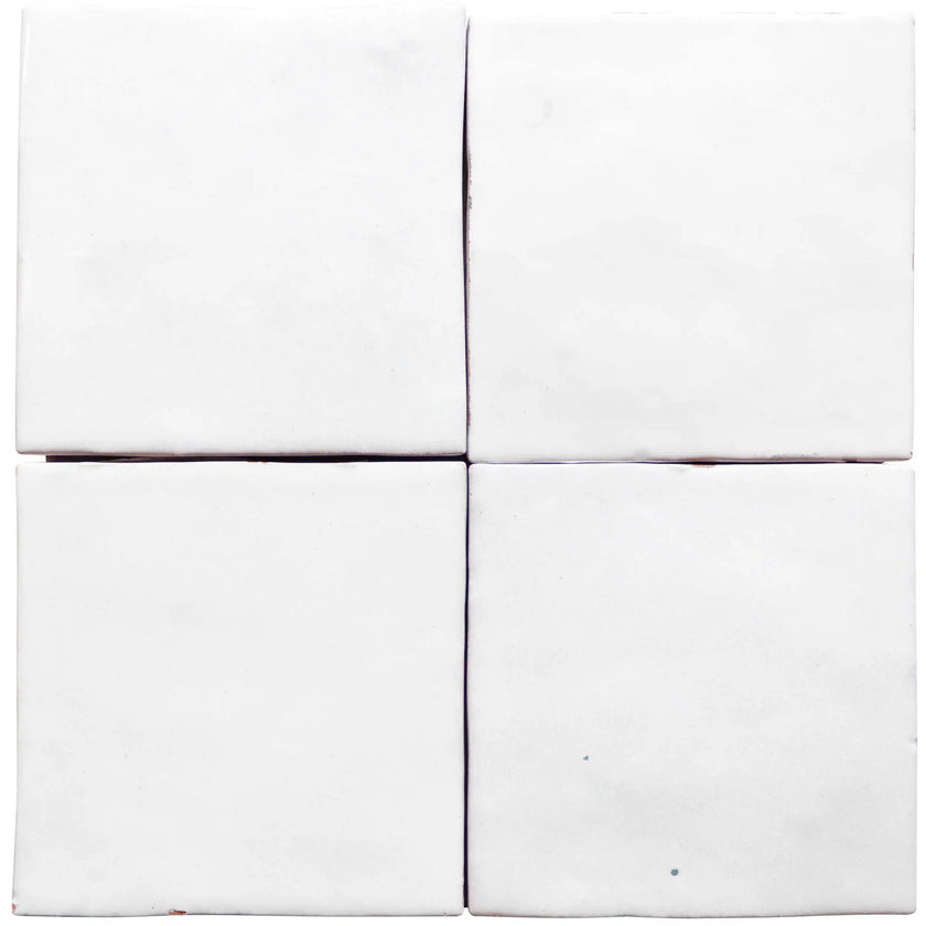 Carrelage Cevica Zelij 10x10 Blanco