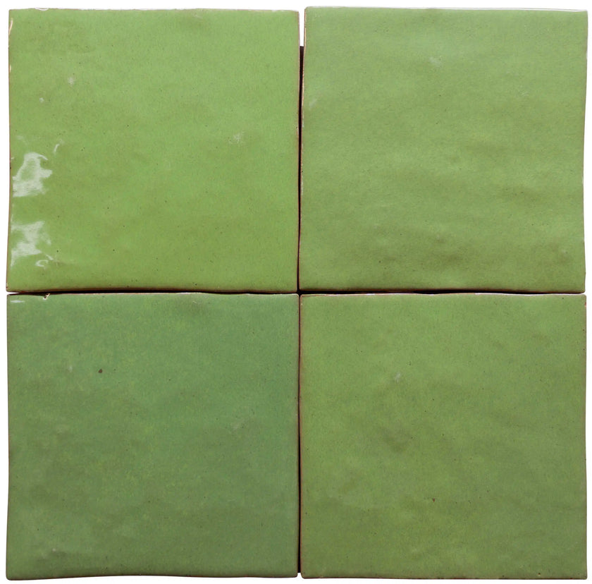 Carrelage Cevica Zelij 10x10 Verde Hierba
