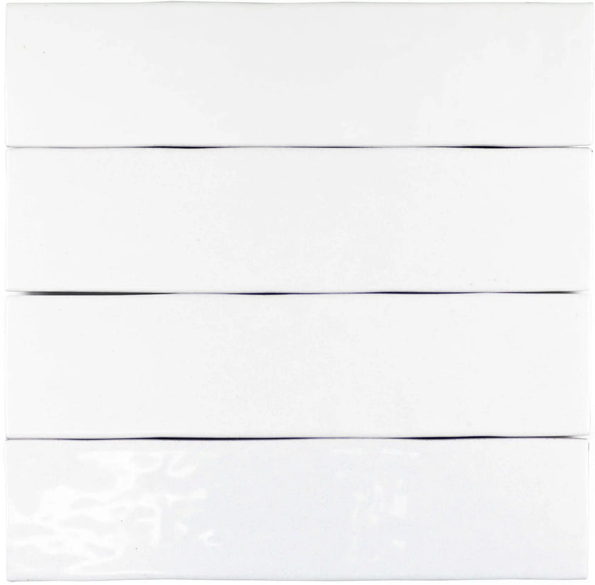 Carrelage Cevica Zelij 5x20 Blanco