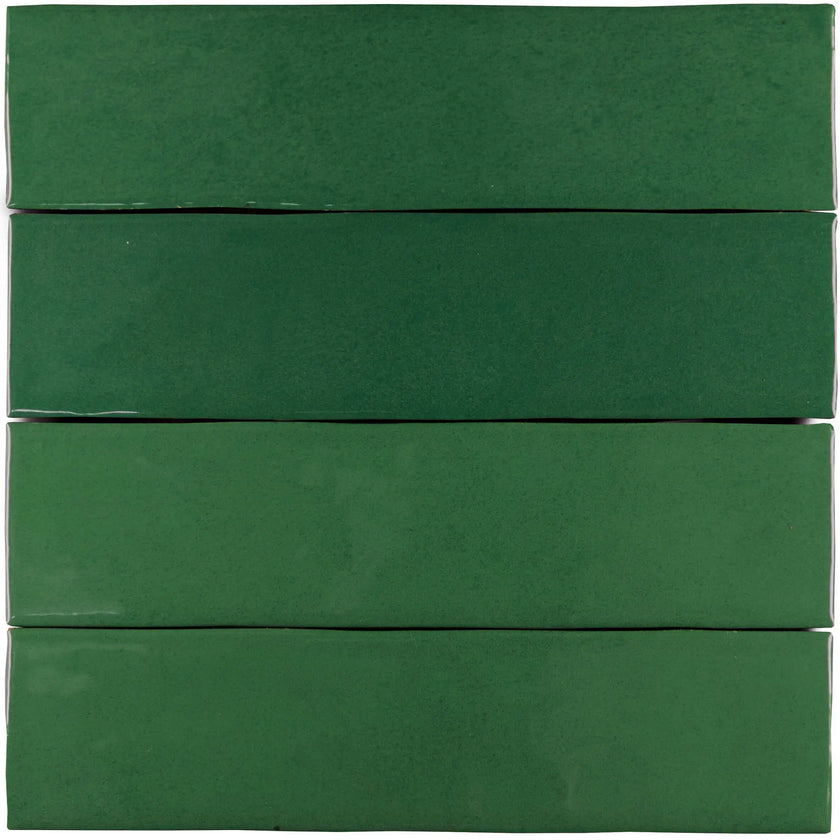 Carrelage Cevica Zelij 5x20 Verde Botella