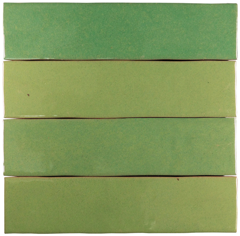 Carrelage Cevica Zelij 5x20 Verde Hierba