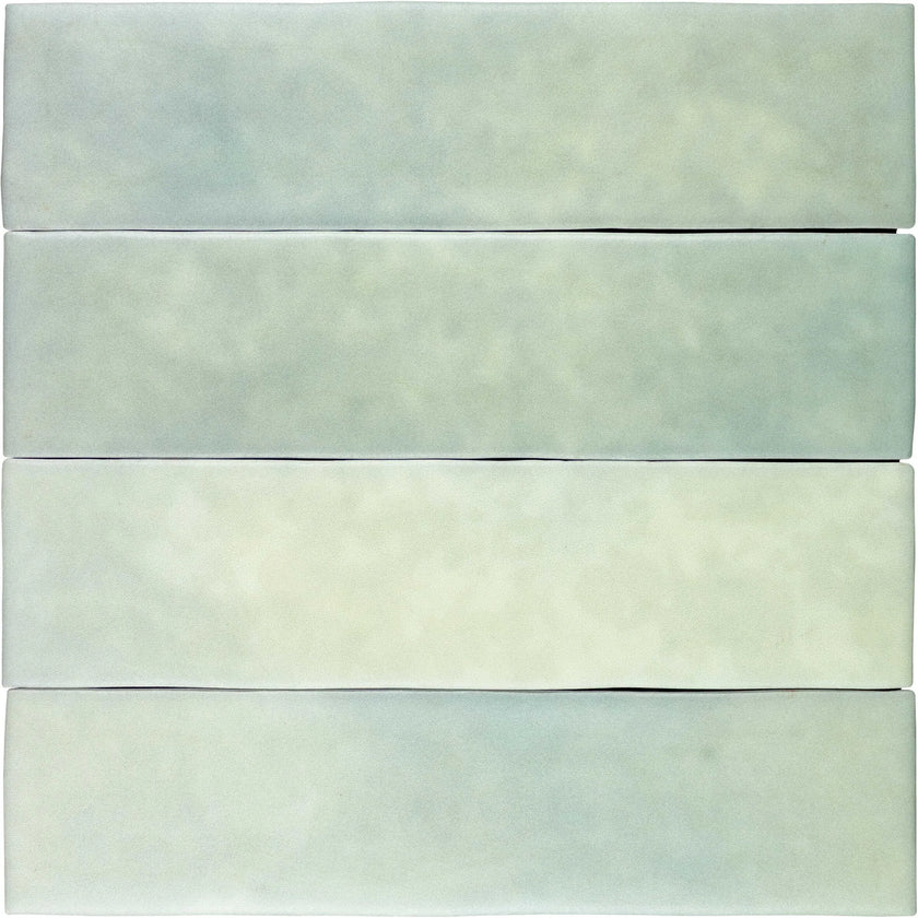 Carrelage Cevica Zelij Mate 5x20 Smoke Green