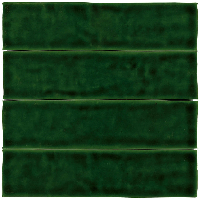 Carrelage Cevica Zelij Special 5x20 Verde Cobre
