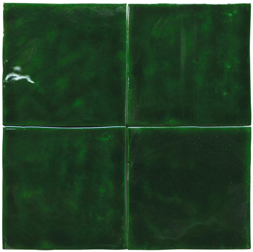 Carrelage Cevica Zelij Special 10x10 Verde Cobre
