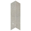 TERRATINTA Norlith Drift Grey (chevron) 10x53 cm