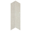 TERRATINTA Norlith Haze White (chevron) 10x53 cm