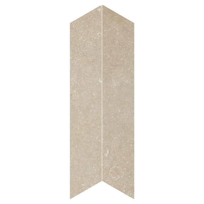 TERRATINTA Norlith Sandstone Beige (chevron) 10x53 cm