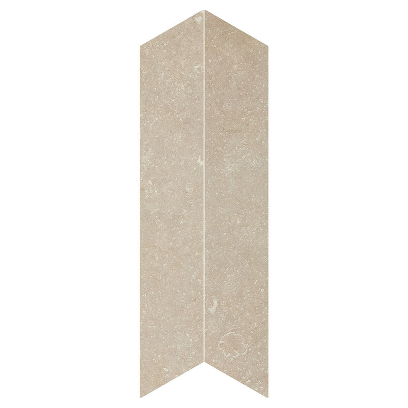 TERRATINTA Norlith Sandstone Beige (chevron) 10x53 cm