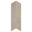 TERRATINTA Norlith Shore Taupe (chevron) 10x53 cm