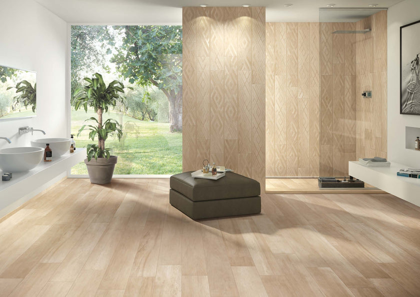 Carrelage effet bois Cerdomus Antique — ambiance 1