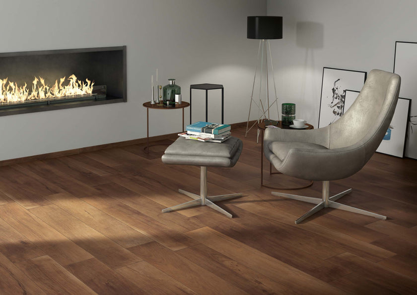 Carrelage effet bois Cerdomus Antique — ambiance 4