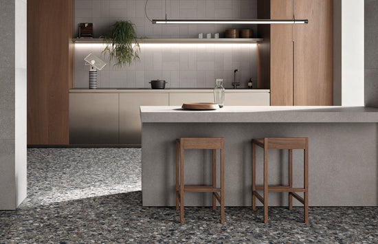 Carrelage effet béton Cerdomus Cohesa Antracite