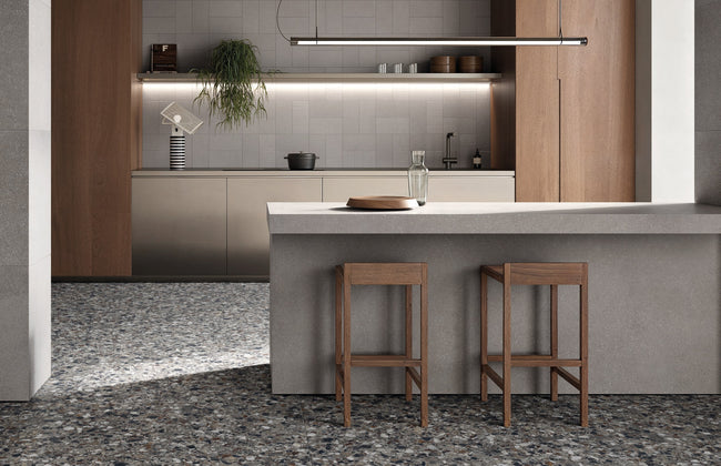 Carrelage effet béton Cerdomus Cohesa Antracite