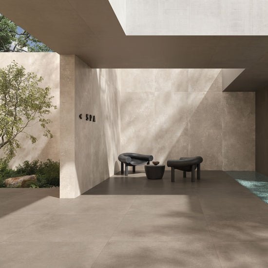 Carrelage effet béton Cerdomus Concrete Art Avorio