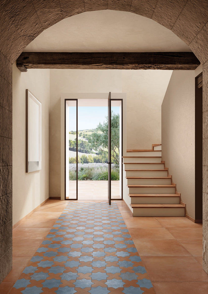 Carrelage effet terre cuite Cerdomus Crete — ambiance 5