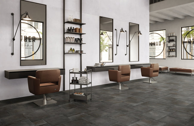 Carrelage effet terre cuite Cerdomus Crete — ambiance 1