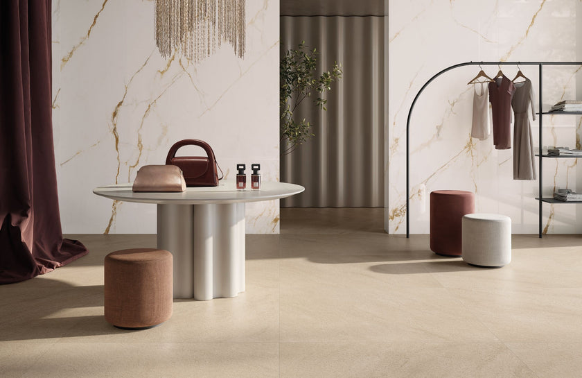 Carrelage effet pierre Cerdomus Dune Gobi