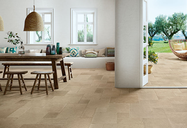 Carrelage effet pierre Cerdomus Effetto P.di Ostuni Sabbia