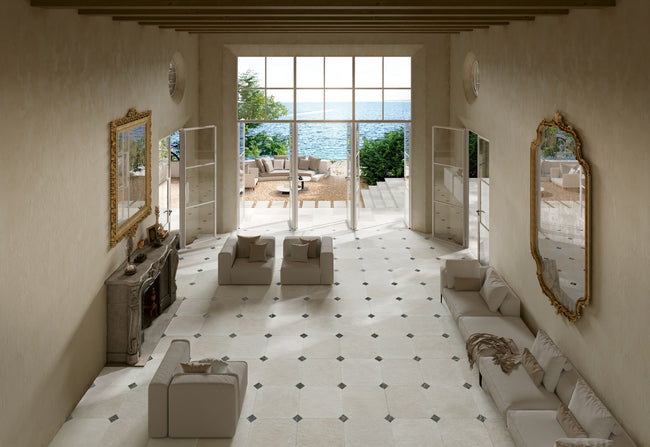Carrelage effet pierre Cerdomus Effetto P.di Ostuni Avorio