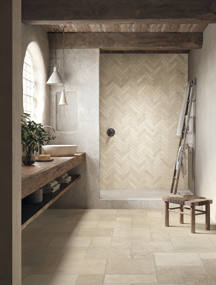 Carrelage effet pierre Cerdomus Effetto P.di Trani — ambiance 5