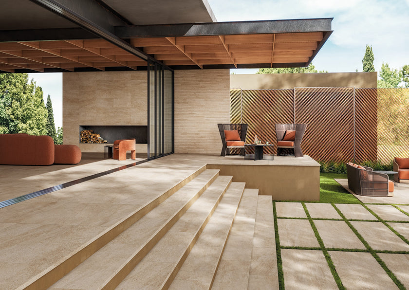 Carrelage effet pierre Cerdomus Element — ambiance 1