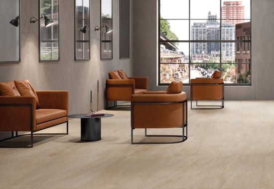Carrelage effet pierre Cerdomus Element Beige
