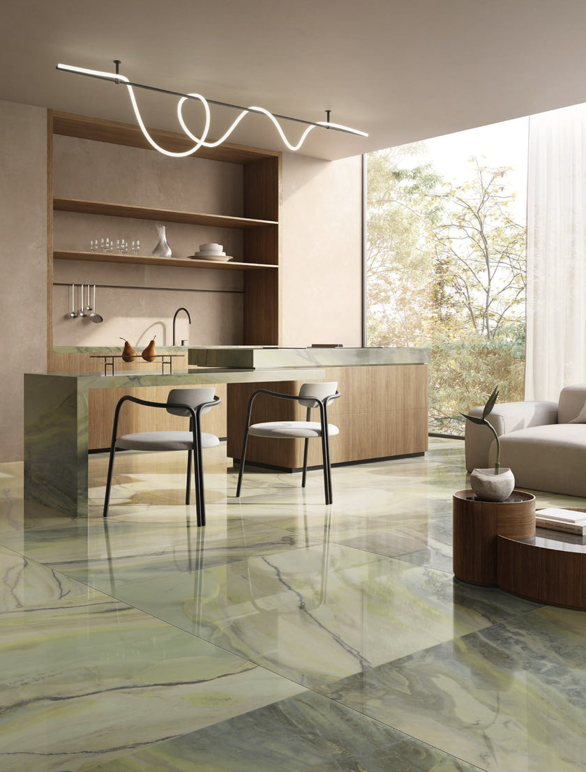 Carrelage effet marbre Cerdomus Iskra — ambiance 5