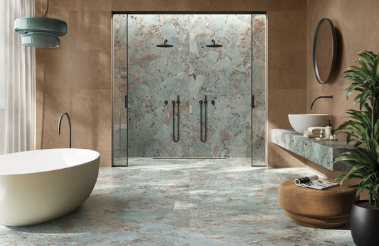 Carrelage effet marbre Cerdomus Iskra Amazonite