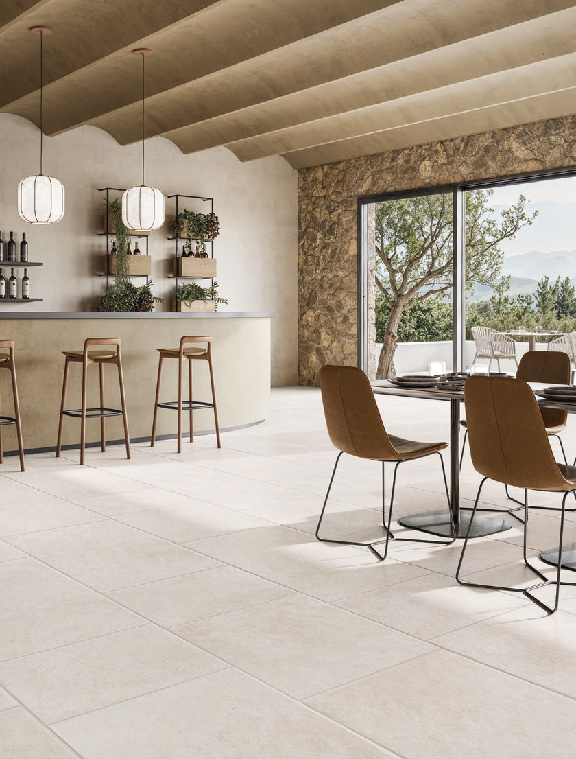 Carrelage effet pierre Cerdomus Jerusalem Stone — ambiance 4