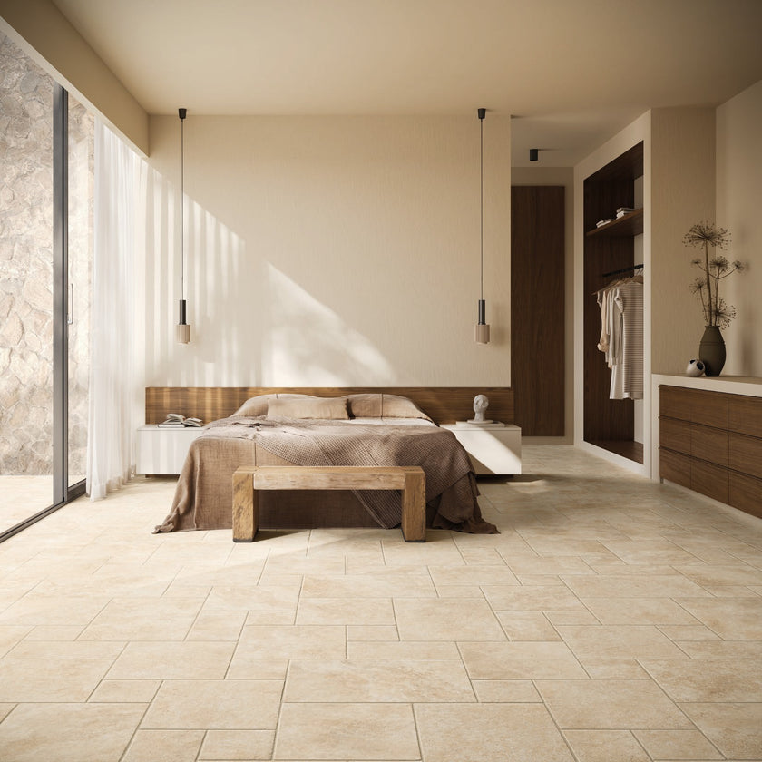 Carrelage effet pierre Cerdomus Jerusalem Stone Beige