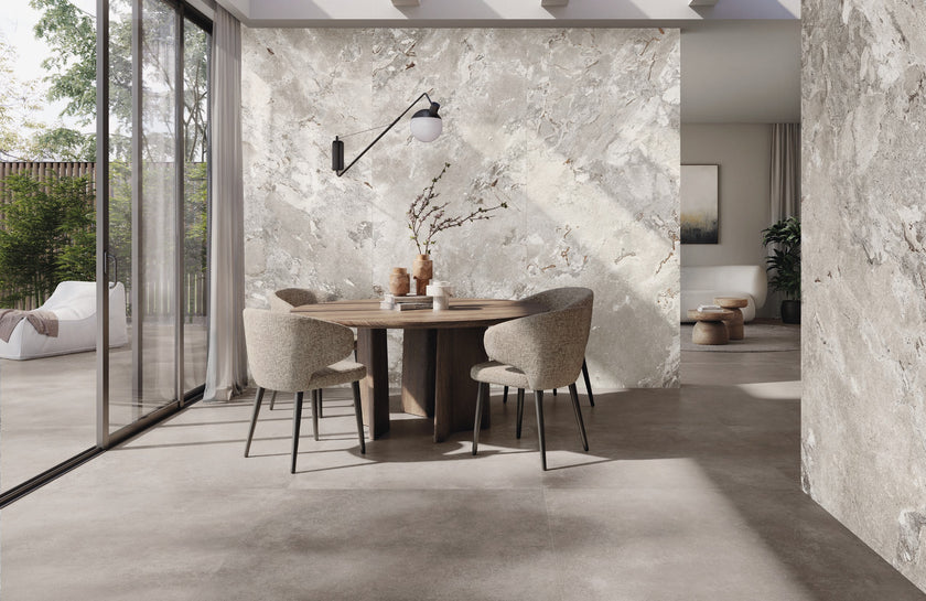 Carrelage effet pierre Cerdomus Karnis Grey