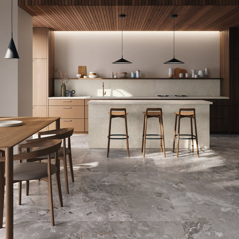 Carrelage effet pierre Cerdomus Karnis — ambiance 3